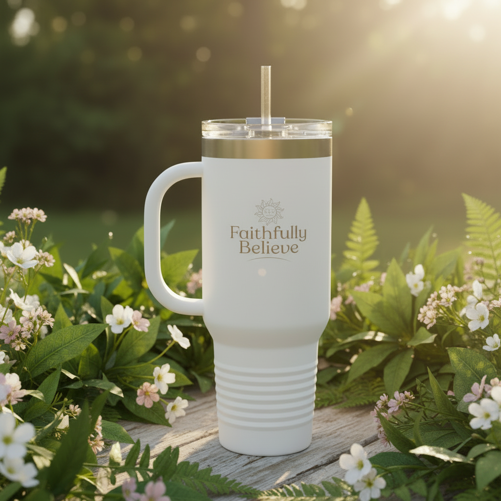 White Tumbler - Outdoor Square